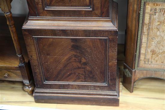 James Robertson of Edinburgh. An early 19th century Scottish mahogany quarter striking eight day longcase clock, 6ft 10in.